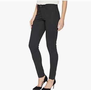 🌟 NEW! Jag Womens Charcoal Heather Lara Skinny Mid Rise Pants Size 4 J2461325.